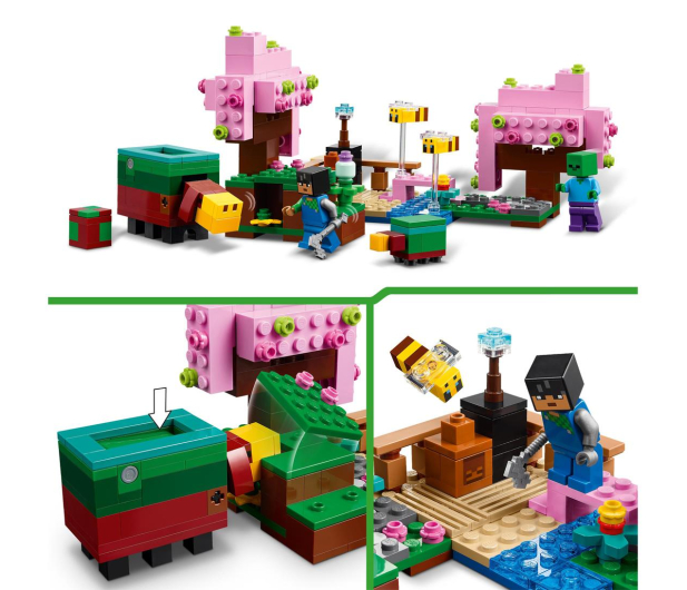 LEGO MINECRAFT 21260 Wiśniowy ogród - 1248870 - zdjęcie 3